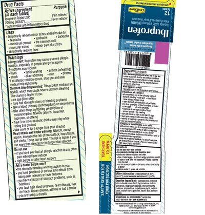 Pdp/package (97394 Ld Ibuprofen Vial Paint)